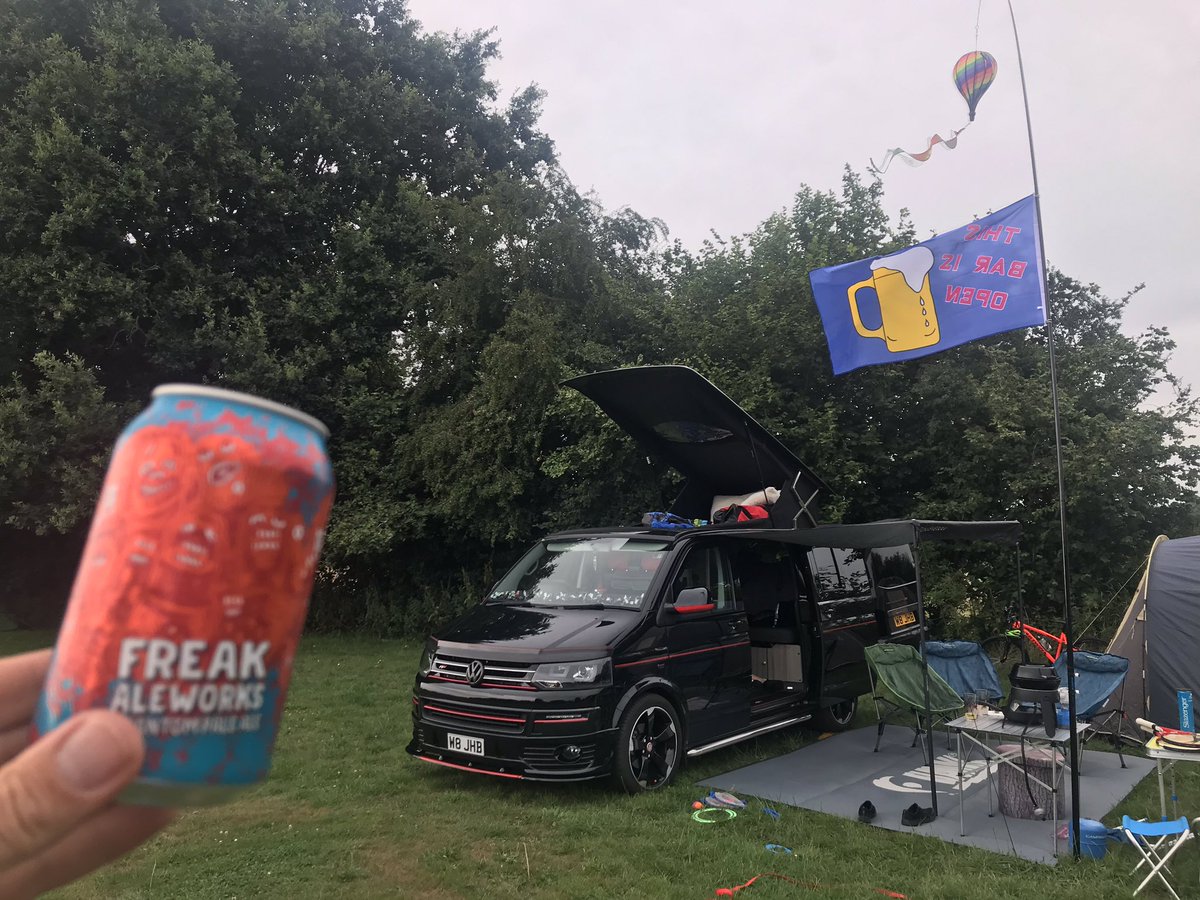 After a year the bus finally used for camping, and drinking...