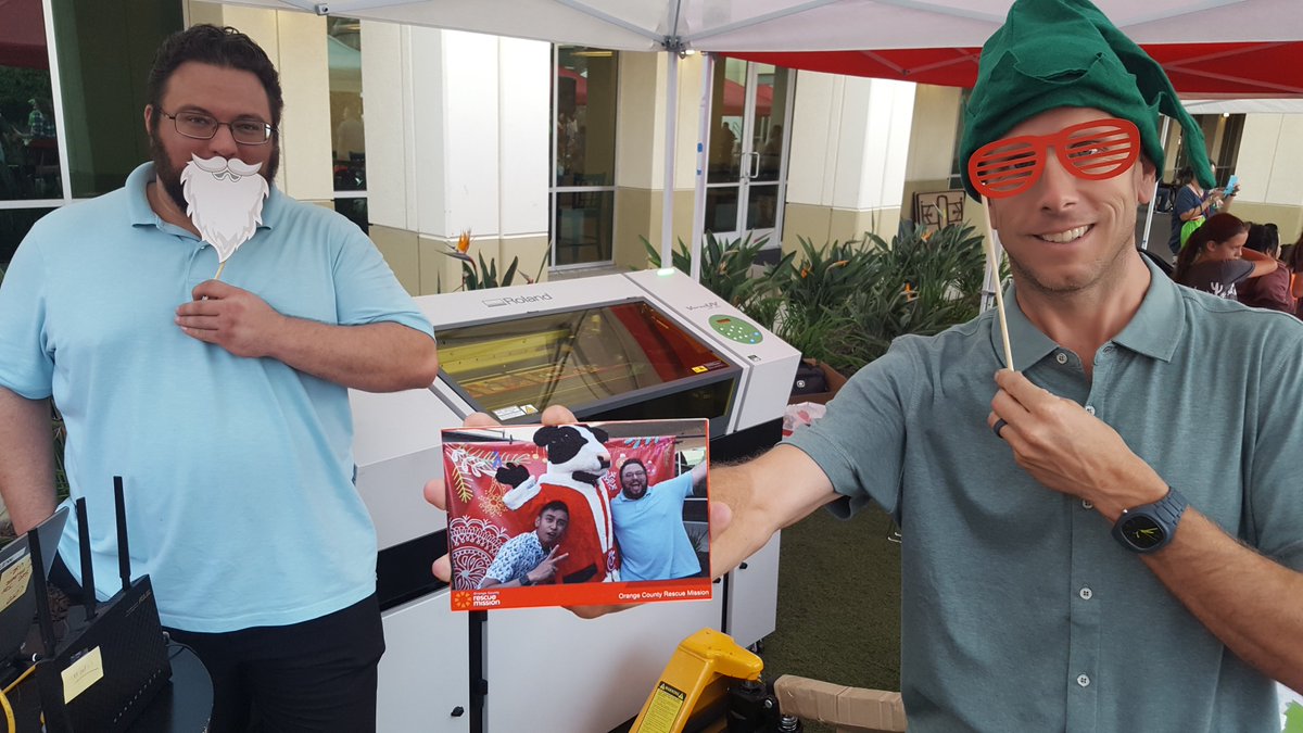 RolandDGA's tweet photo. We had a Santa’s sack full of fun at this year’s #ChristmasinJuly event in aid of the @RescueMissionOC. We’re proud to support the work of this organization that's bringing hope and ending homelessness in the region. #ChristmasinJuly #rolanddga #OCRM #BTBYB https://t.co/xehIb1Mkqg