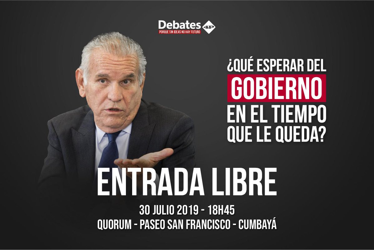 4pelagatos4's tweet photo. No importa si le cae bien o mal Santiago Cuesta, ¡venga a debatir HOY! El consejero del Presidente responderá qué esperar del gobierno en el tiempo qué le queda y otras preguntas en #Debates4P.
🛑 18H45, Quorum del Paseo San Francisco, Cumbayá.
EVENTO GRATUITO
¡Los esperamos! https://t.co/AY4gXeioJW
