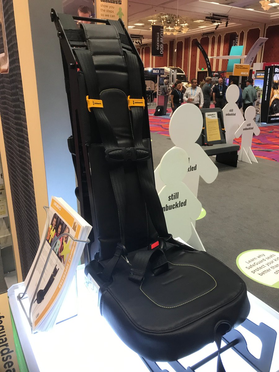 SafeGuardSeat's tweet photo. If you're at #STNEXPO, stop by booth #403 to check out our seat belt options along with our SafeGuard SuperSTAR portable restraints. Come say hi. We'd love to meet you! https://t.co/WM4w20WpZZ