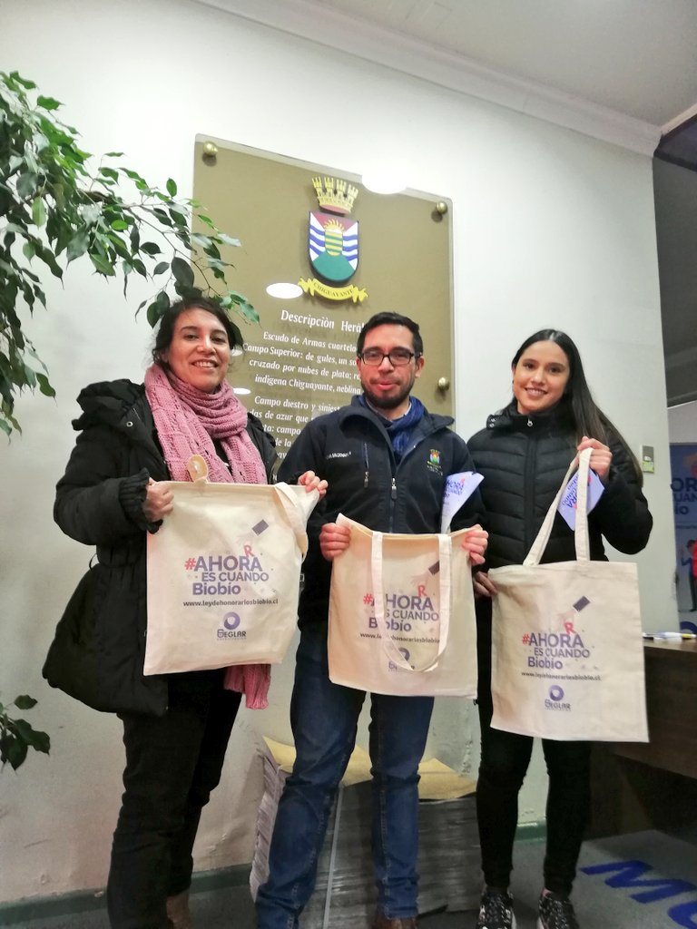 ahoraescuandob1's tweet photo. 📍Estamos en la @MuniChiguayante Difundiendo la #LeyHonorarios #FEP2019 para resolver dudas y consultas con asesores previsionales. Gran interés! 😉 @previsionsocial @TrabajoBiobio @ViiiRegion https://t.co/EJzE23B9Ll
