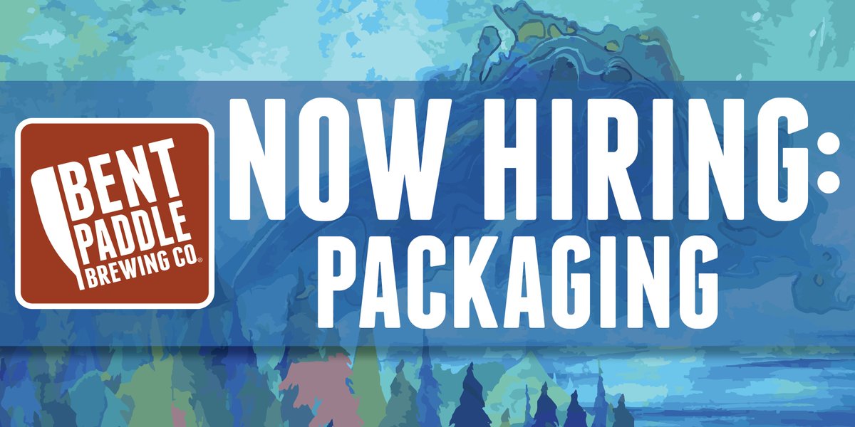 bentpaddlebeer's tweet photo. Do you love working with beer? Do you love a fun, fast paced environment working with cool people, plus more beer? We're hiring someone to come work on our Packaging Team! Check out all the info through the link!

https://t.co/BrT989GMkZ https://t.co/YEpzR7ajU5
