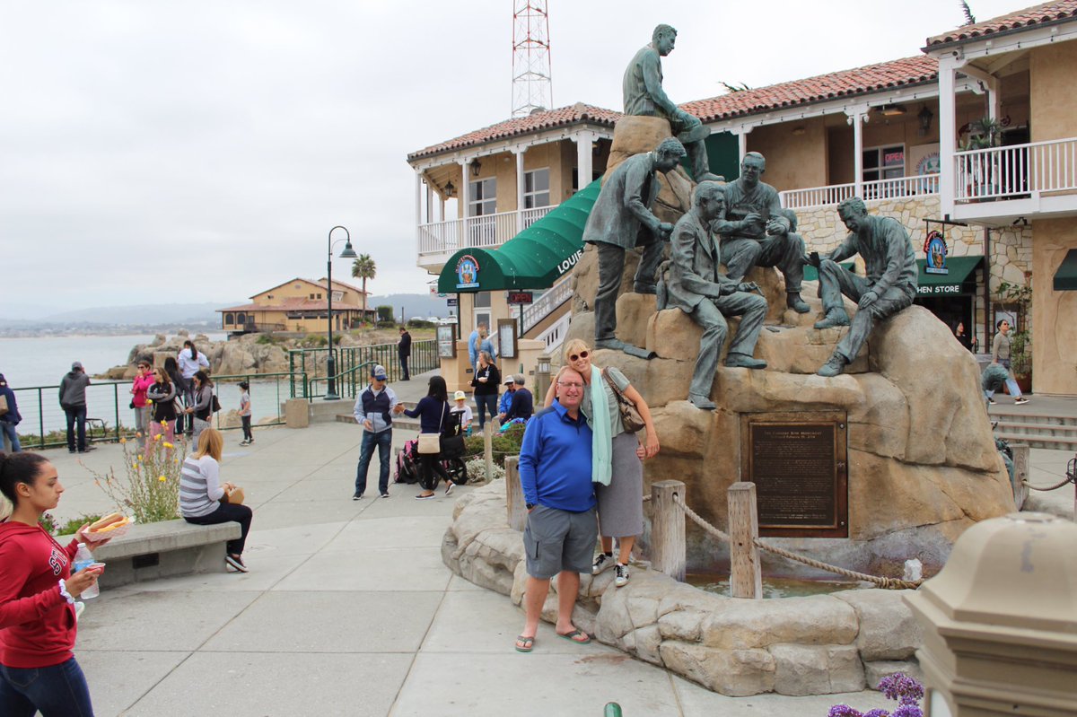 USA20193's tweet image. Started off with brunch @FirstAwakenings and then a walk through Cannery area in @CityofMonterey. For the “Big” fans, I think we need to keep an eye on Max for the next 24hrs!!