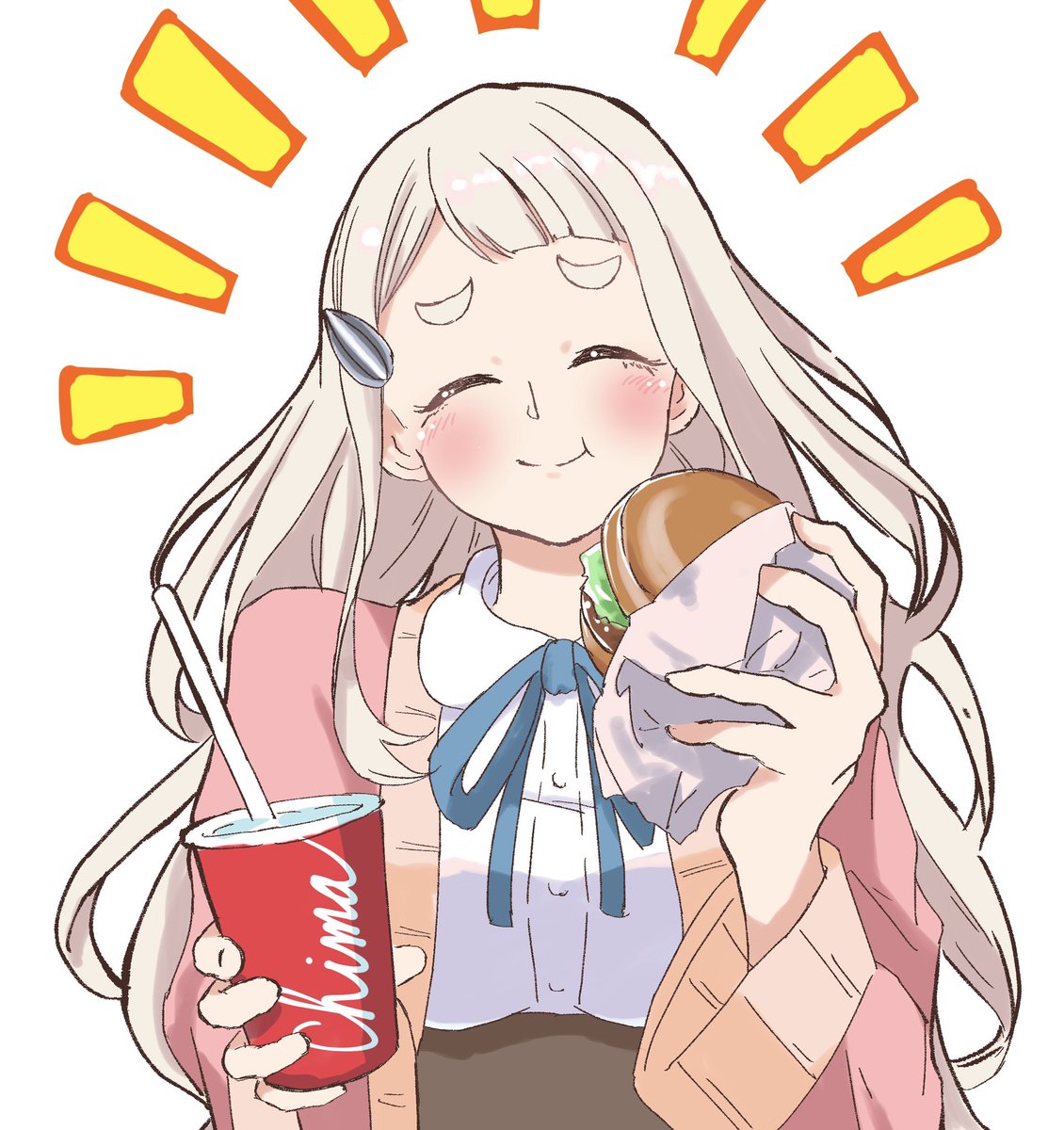 ちまちゃん誕生日まであと6日!!!!!(でした) #描いてみまちた 