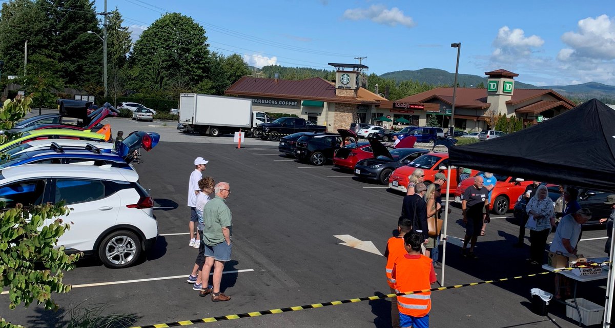 SunshineCoastEV's tweet photo. The Sunshine Coast Electric Vehicle Association (SCEVA) held the 1st Annual Sunshine Coast EV Count on July 27th in Sechelt BC.  MORE INFO at  https://t.co/dSOtBWhi8g https://t.co/ucFZ6FPtNA