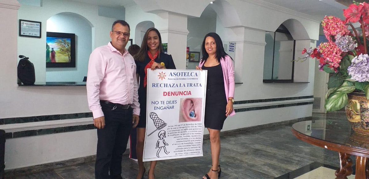 Asotelcahoteles's tweet photo. Conmemorando el día mundial contra la trata de personas, #Asotelca capítulo La Guajira realizó actividades de sensibilización y consciencia ciudadana, reafirmando el compromiso por prevenir y erradicar la explotación de personas.
#DiaMundialContralaTrata #NoALaExplotacion https://t.co/iZ6SSvoQeP