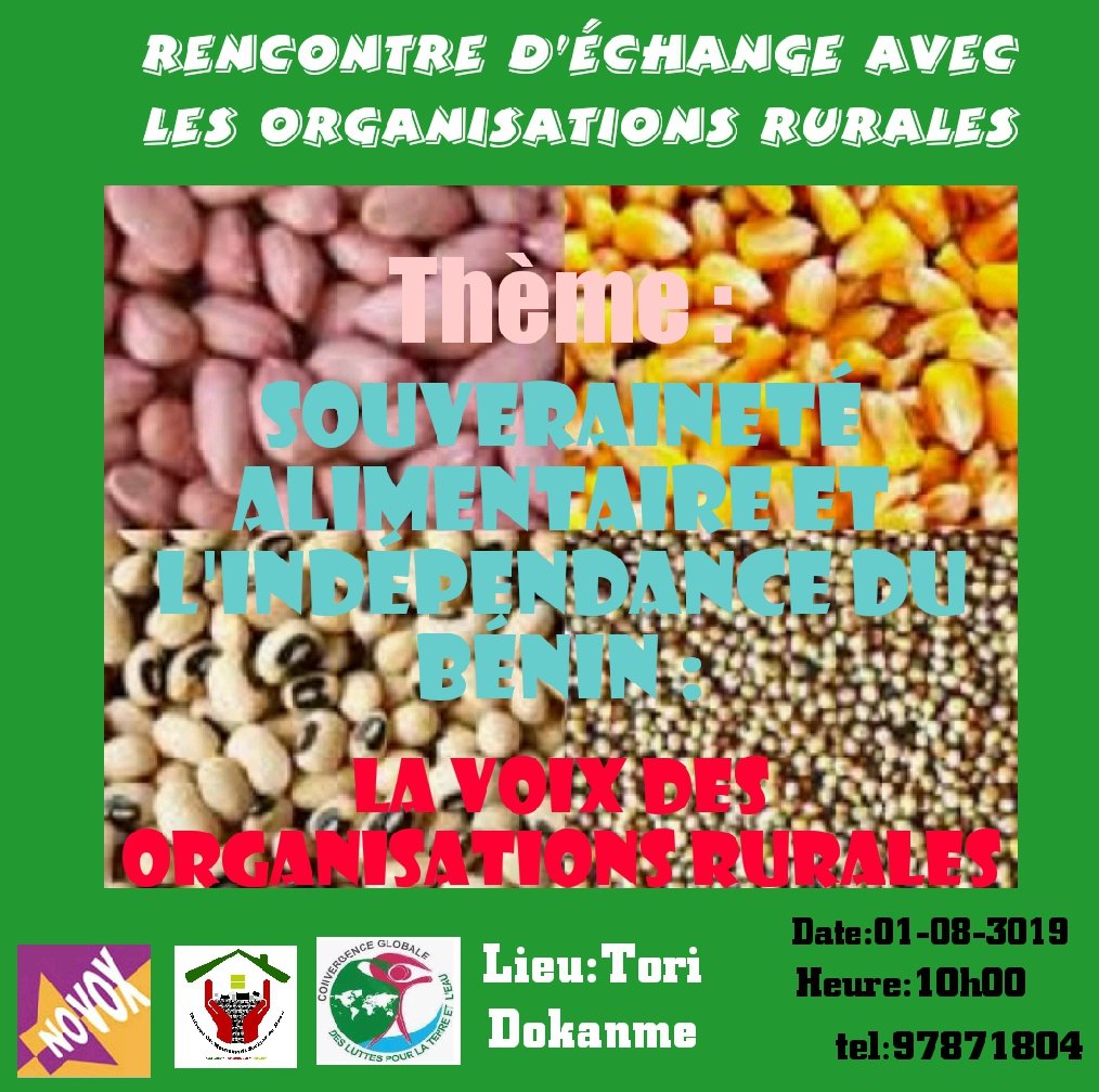 maison_msb's tweet photo. @ConvergenceB @amnestybenin @FIANbelgium @RACFrance @AssisesTerre @gouvbenin @GRAIN_org https://t.co/3eX7XCUMjw