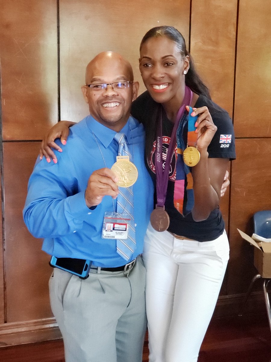 drspurlockwbl's tweet photo. "Learning That Works for DeKalb" WBL Coordinators with Olympic Gold Medalist Ms. Deedee Trotter @dcsdctae @dcsdwbl_dlewis  @GACTE @WBLTopGun @georgiadeptofed @dcsdwbl @GeorgiaCTAE https://t.co/hH6r0ur93C