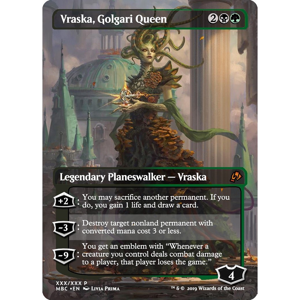 mtgblackcore's tweet photo. Vraska, Golgari Queen
#mtg #magicthegathering #mtgproxy #mtglegacy #mtgcube #mtgmodern  #mtgcommunity #mtgedh #mtgcommander #edh #mtgcustom #custommtg #mtgaddicts #mtgtokens  #cubemtg #mtgalter #mtgalters #mtgart #mtgstandard #mtgdaily #mtgcard #mtgtrades  #mtglife #mtgo https://t.co/7yvIGuIqQZ