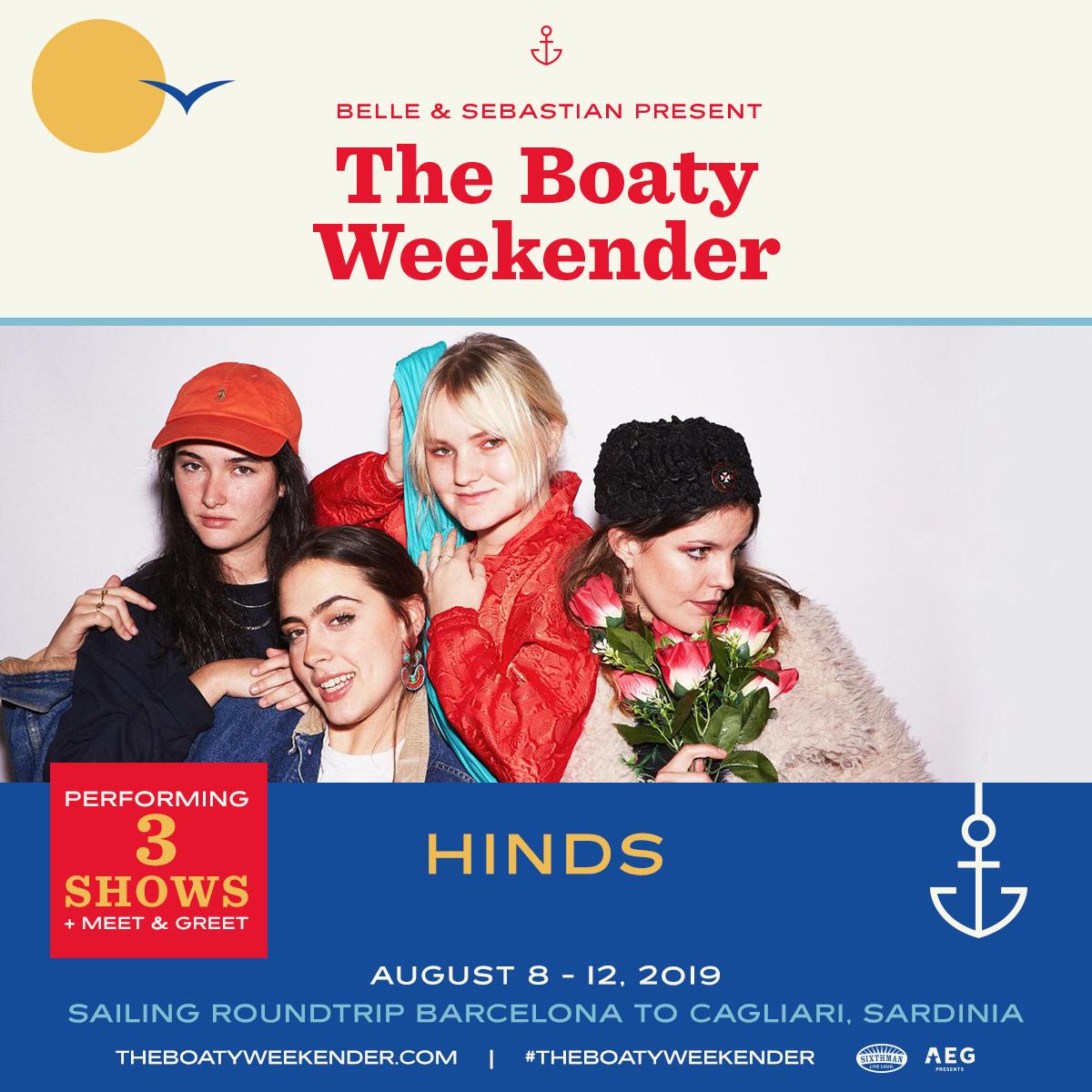 See you on board in just a couple of days, <a href="/hindsband/">hind𝓼 ☻</a>! #theboatyweekender