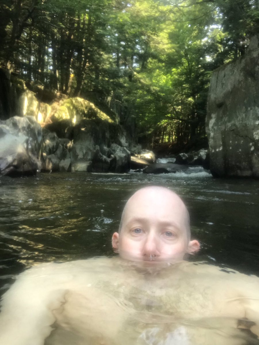 Grendle609's tweet image. It’s a swimming hole kinda day. #vermont #vtlife