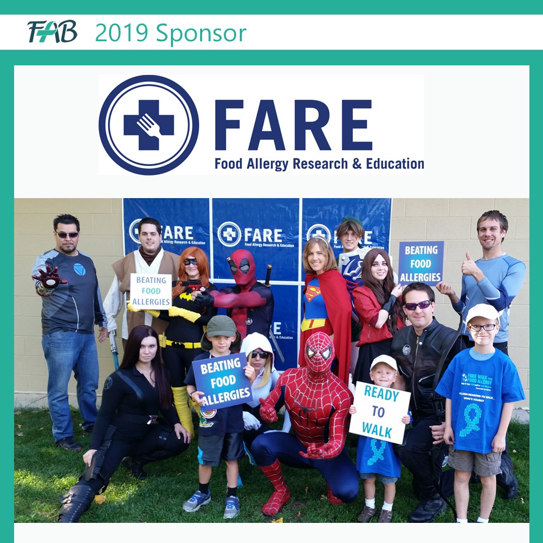 FABlogcon's tweet photo. Sponsor Spotlight: All-Access Sponsor FARE @FoodAllergy
#FABlogCon #glutenfree #foodallergies #freefrom #gfexpo #foodconference #PortlandMaine #allergyfriendly #allergyfree #blogconference #foodallergy #gfree #celiac https://t.co/lTN3f60q3r