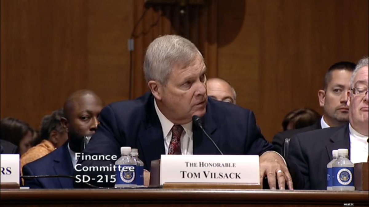 nmpf's tweet photo. With #USMCA, dairy farmers will see more export opportunities and greater trade certainty. We agree with @USDairyExporter CEO Tom Vilsack's @SenFinance testimony-- it's time to pass USMCA. Full release here: https://t.co/E3Z0li9g8H. https://t.co/GOPFqmCDR5