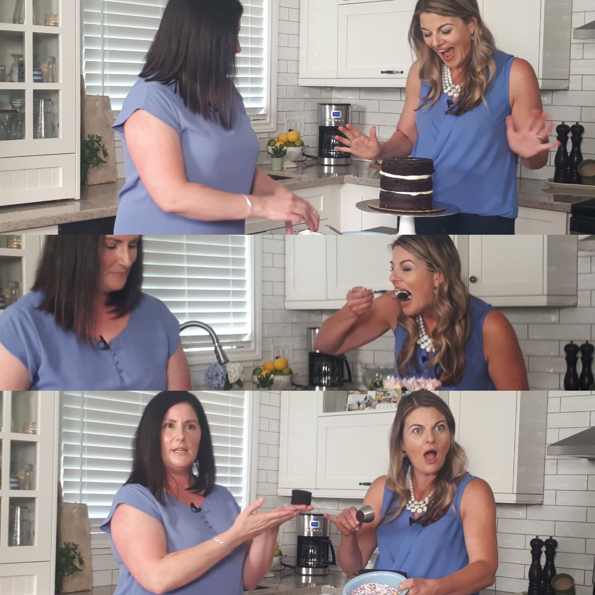 runnercharb's tweet photo. Super excited to add 'host' to my resume - and so darn grateful for this opportunity!!💃🎉👱‍♀️📺🍦🧀 Hope you'll tune into #InCharsKitchen coming this fall to @yourtvmuskoka!! #trulylocal https://t.co/5U8Yd1IXHj