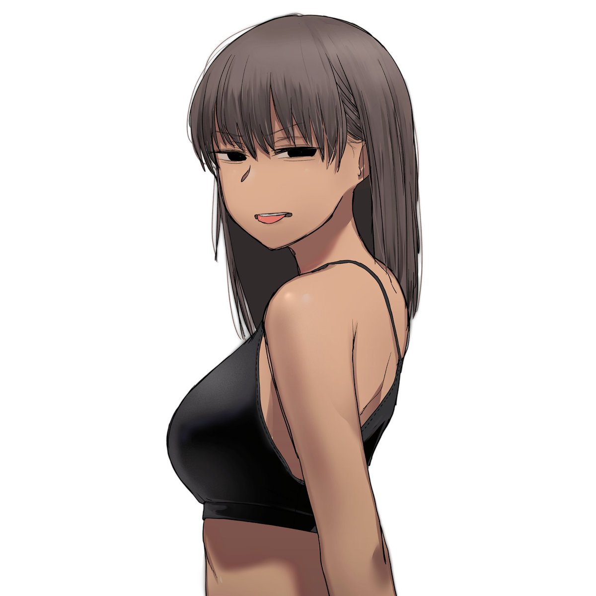 「」|となりの岸田のイラスト
