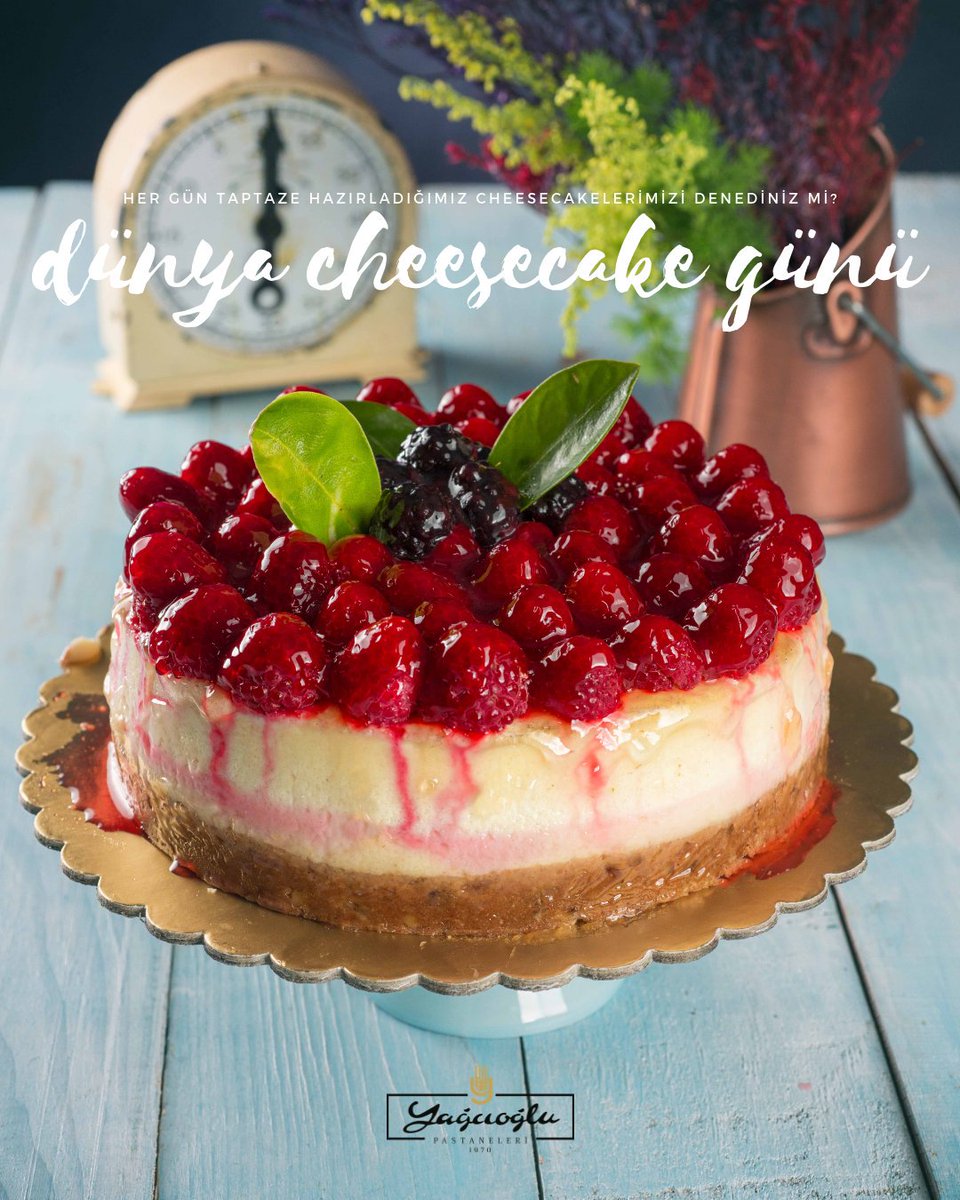 🍓Dünya Cheesecake Günü kutlu olsun !🌈
Enfes cheesecakelerimiz bugün ayrı bir heyecanla tüm şubelerimizde sizleri bekliyor !✨ #YağcıoğluPastaneleri
#Cheesecake #CheesecakeGünü #CheesecakeDay

instagram.com/yagcioglupasta…