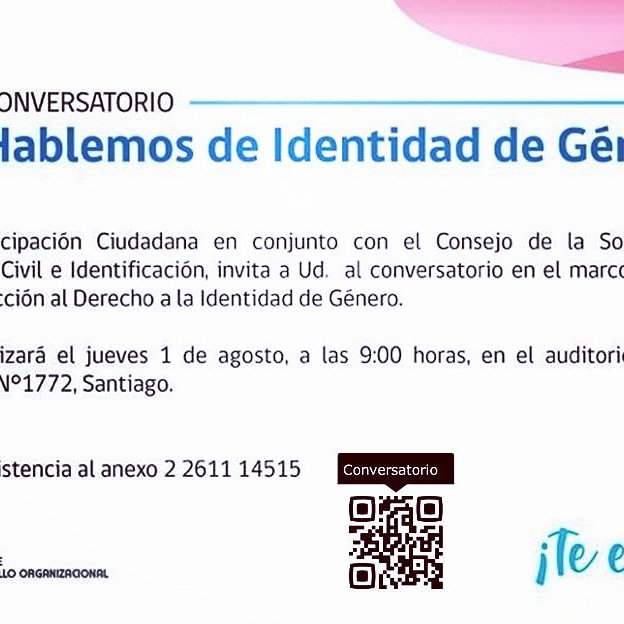 OTDChile's tweet photo. Extendemos esta invitación del @RegCivil_Chile sobre la #LeydeIdentidDeGenero  
a todas las personas vinculadas a la defensa y promoción de los #DDHH de las diversidades de género y sexual.
Hasta hoy! es el plazo de inscripción
Completa este formulario  👇
https://t.co/5X0cXc9wnU https://t.co/hCtzPM9HYP
