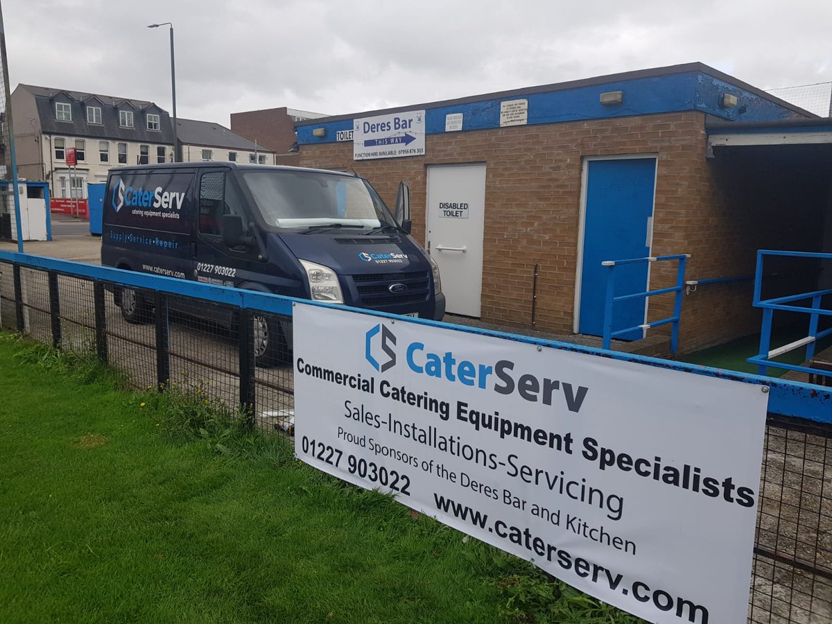 CaterServ are a proud sponsor of ‘The Deres’ <a href="/EBTheDeres/">Erith & Belvedere FC</a> and will continue to supply and maintain all commercial catering equipment on site!