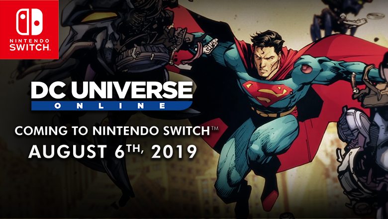 DCUO's tweet photo. DC Universe Online launches on Nintendo Switch in ONE WEEK! #dcuo #switch https://t.co/k6OSyibdeE