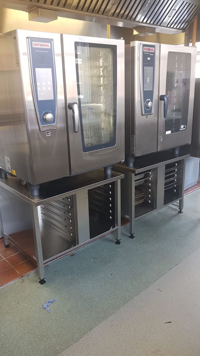Another successful installation of 2x Rational SCC 10 grid combi ovens. We are a Rational Service Agent offering installation, servicing and repairs of Rational combi ovens throughout the south-east. Call 01227469692 for details.