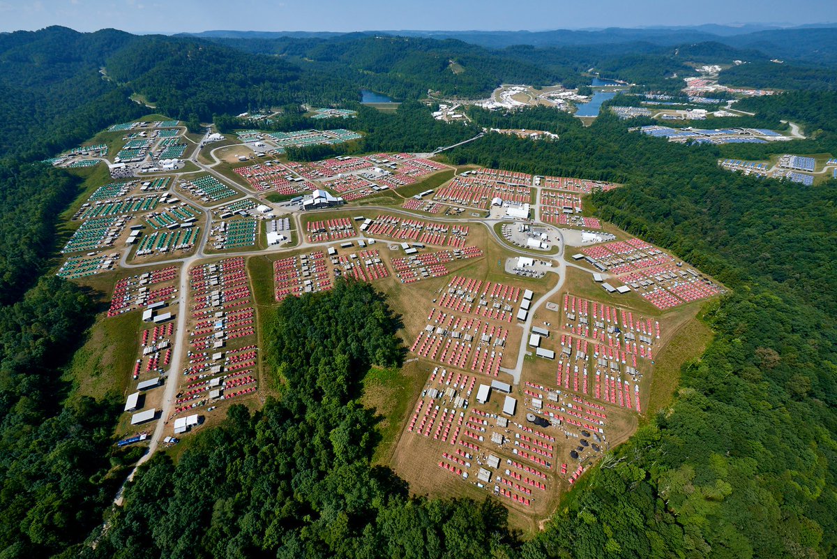 Ever wondered how big #ScoutJamboree really is? Enjoy the view from the sky!
