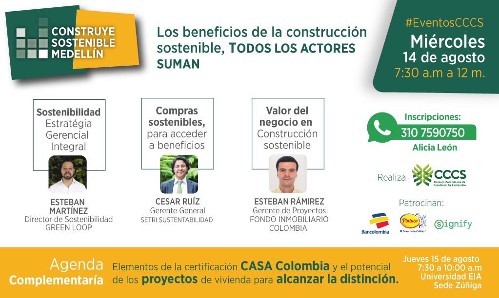 Colombia GBC (CCCS) (@cccscolombiagbc) on Twitter photo #ConstruyeSostenibleMedellín, Foro Regional de #Sostenibilidad contará con una agenda que busca la integración de acciones hacia la #SostenibilidadIntegral. Tendrá la participación de <a href="/GreenLoopLtda/">Green Loop</a> <a href="/SETRIColombia/">Setri Sustentabilidad BIC SAS</a> #FondoInmobiliarioColombia. Inscríbete ➡ cort.as/-M8OC #ConstruyeSostenibleMedellín, Foro Regional de #Sostenibilidad contará con una agenda que busca la integración de acciones hacia la #SostenibilidadIntegral. Tendrá la participación de <a href="/GreenLoopLtda/">Green Loop</a> <a href="/SETRIColombia/">Setri Sustentabilidad BIC SAS</a> #FondoInmobiliarioColombia. Inscríbete ➡ cort.as/-M8OC