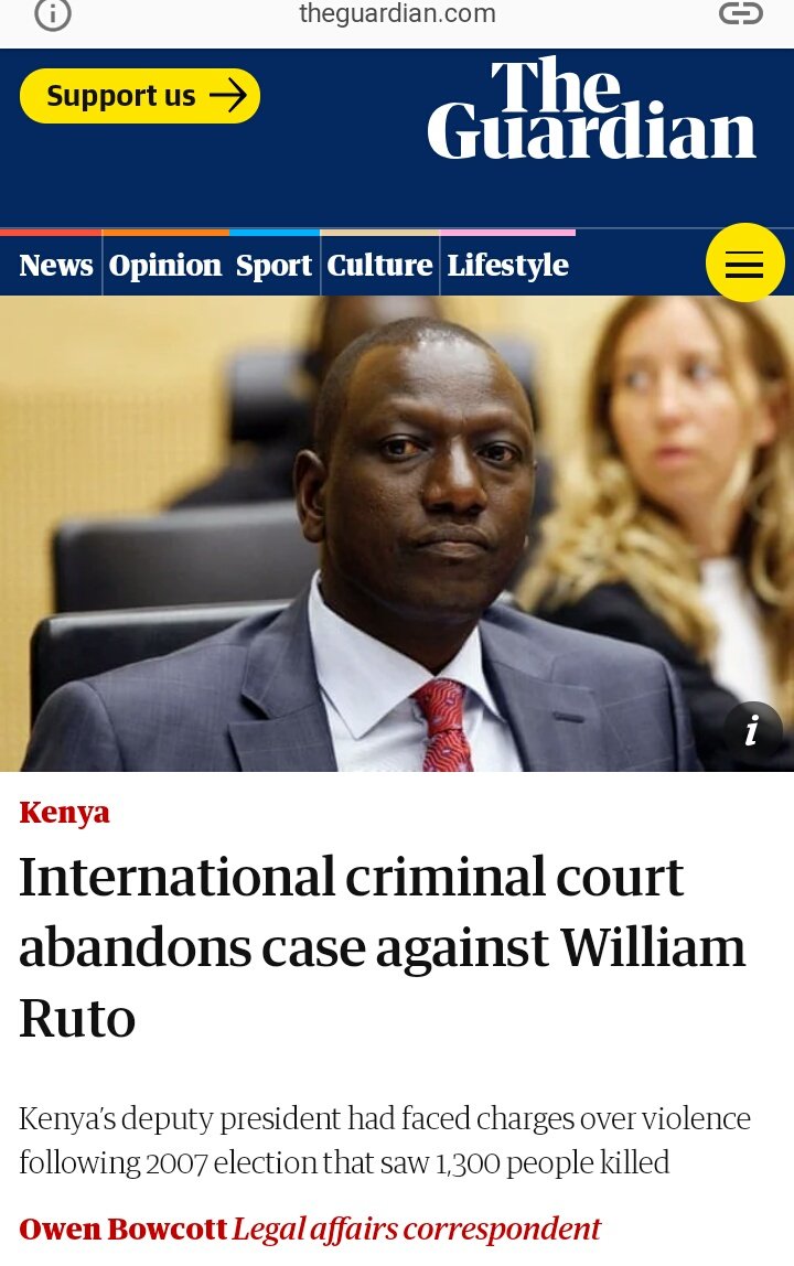 Sir_Rawlings's tweet photo. Uhuru Kenyatta with the help of #DeepStateKE seen hell-bent to fix Kiambu governor Babayao Waititu. Incidentally, he, Uhuru, was cleared to run for office despite facing charges at The ICC. Charges were dropped years into his tenure. So was the DP Ruto case. 
The script is clear. https://t.co/yLKKui40qO