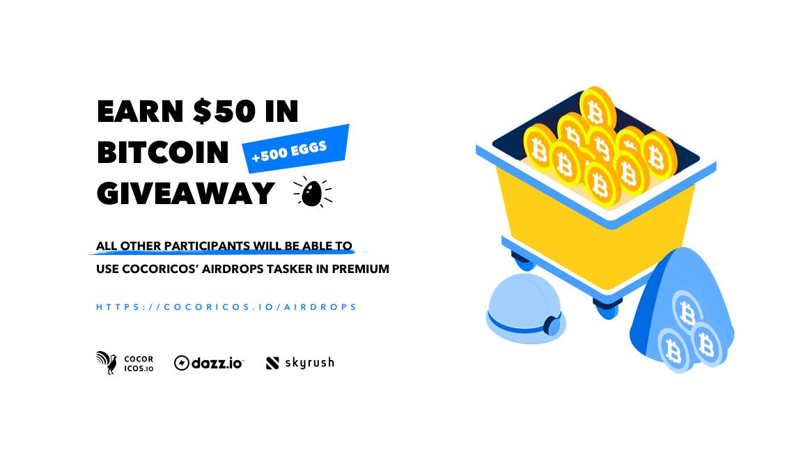 eggfi's tweet photo. 🎁🎉 GIVEAWAY | EARN $50 in BITCOIN + 500 EGGS 🎉🎁

Participate:
👉 #RT
👉 #Follow @bycocoricos and @skyrush_io 
👉 #Tag 3 friends in a comment

🍀 Multiply your chances to win: https://t.co/I8WrBK1Zf1

🕒 1 winner will be selected on August 8 ! https://t.co/drGhmGJIcP
