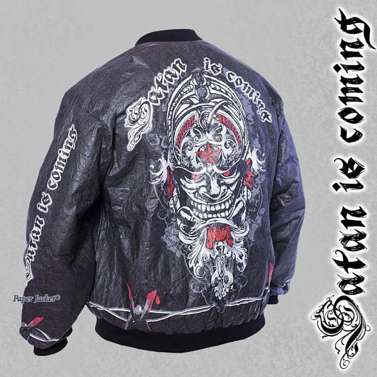 paperjacket2's tweet image. Satan is coming from 100% polyethylene only from the Paper Jacket brand.