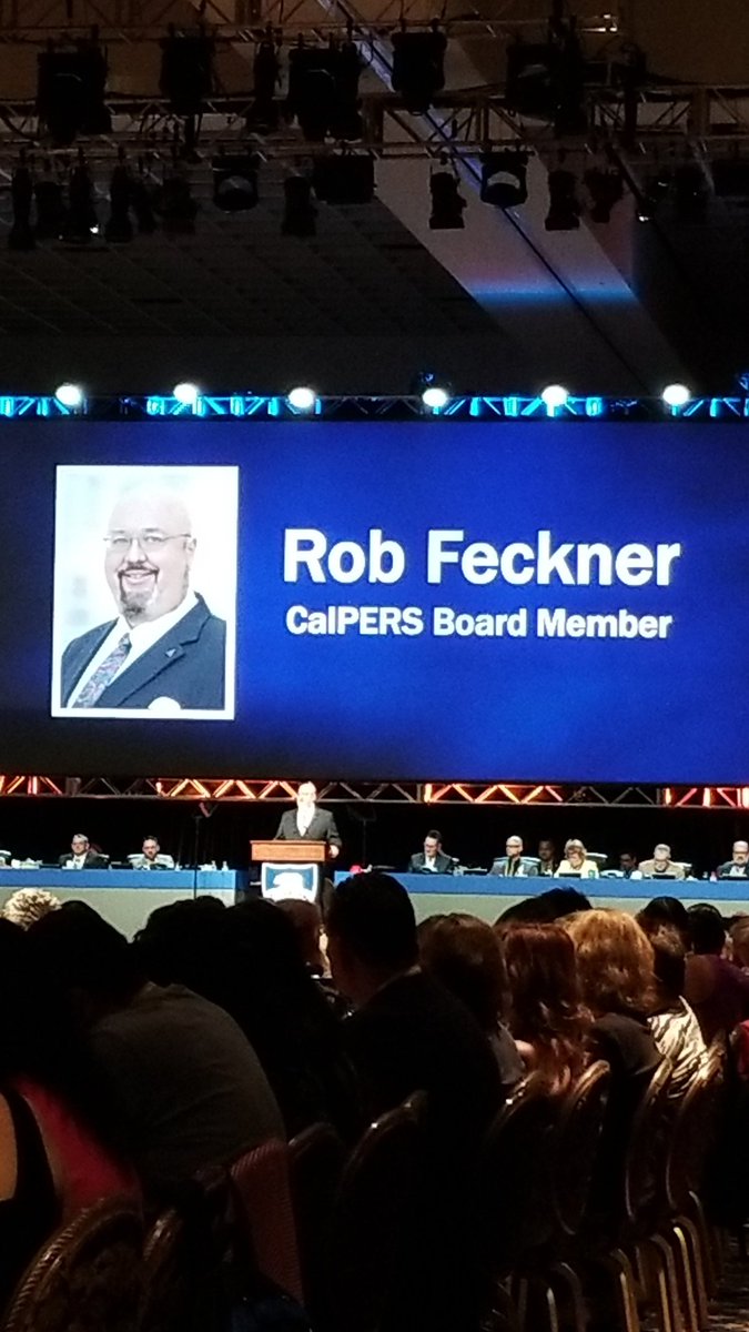 CalPERS report from our very own Rob Feckner...Past Association President and CalPERS Board President!