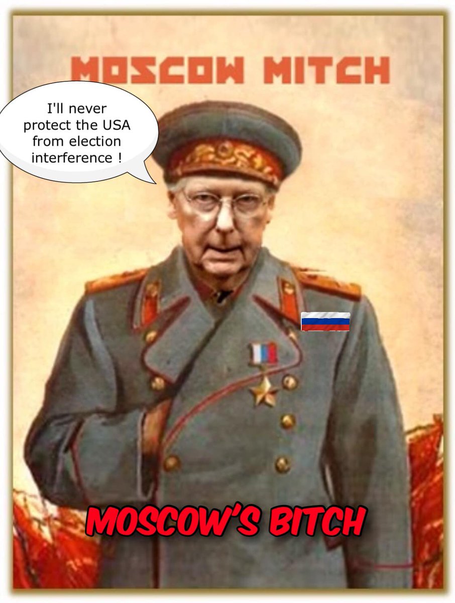 soft_science23's tweet photo. @senatemajldr America will rejoice when this traitor is lead away in handcuffs one day.
#GFYSMitch #MoscowMitch #RussianBought #MitchIsARussianAsset #MitchMustGo #MitchIsRussiasBitch #GOPTraitors #DitchMitch #ObstructionistMitch #TurtleTurtleTurtle https://t.co/HxDo0cZKDp