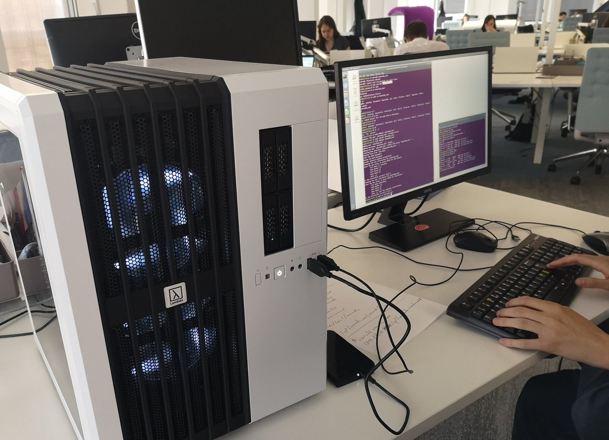 Kymy1991's tweet photo. @BRAINCITIES @LambdaAPI @DATACHAINDC @TechNative @cloud28plus @HPE_News @rhizome_incub @Paris_and_Co @WS_ShakeUp @wavestoneFR @SAP @nvidia Sneak peak of training in action.
#BehindTheScenes #AI #Braincities https://t.co/HR8a5uoMDl