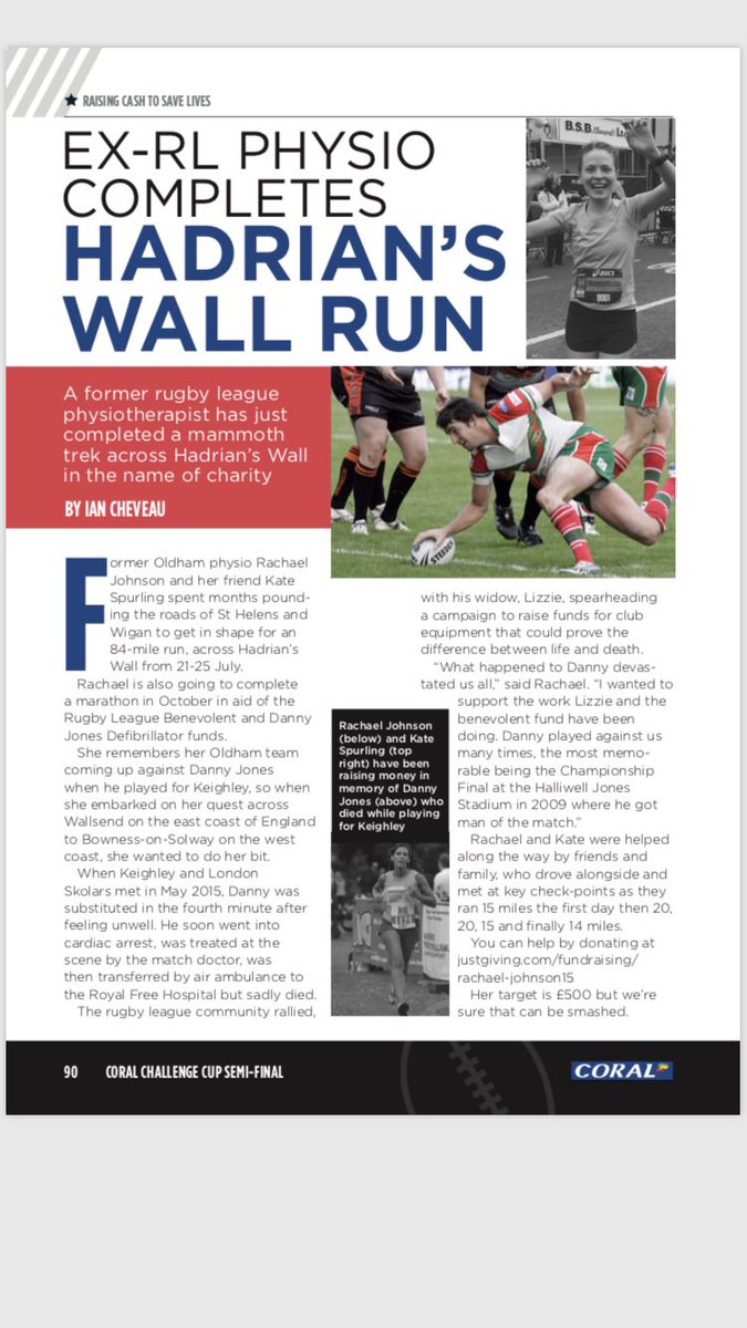 jsbefitphysio's tweet photo. @TheRFL @LizzieJonesuk @Roughyeds @LeighCenturions @iancheveau @DJDefibFund @TheChallengeCup https://t.co/AdgbJ5u01L