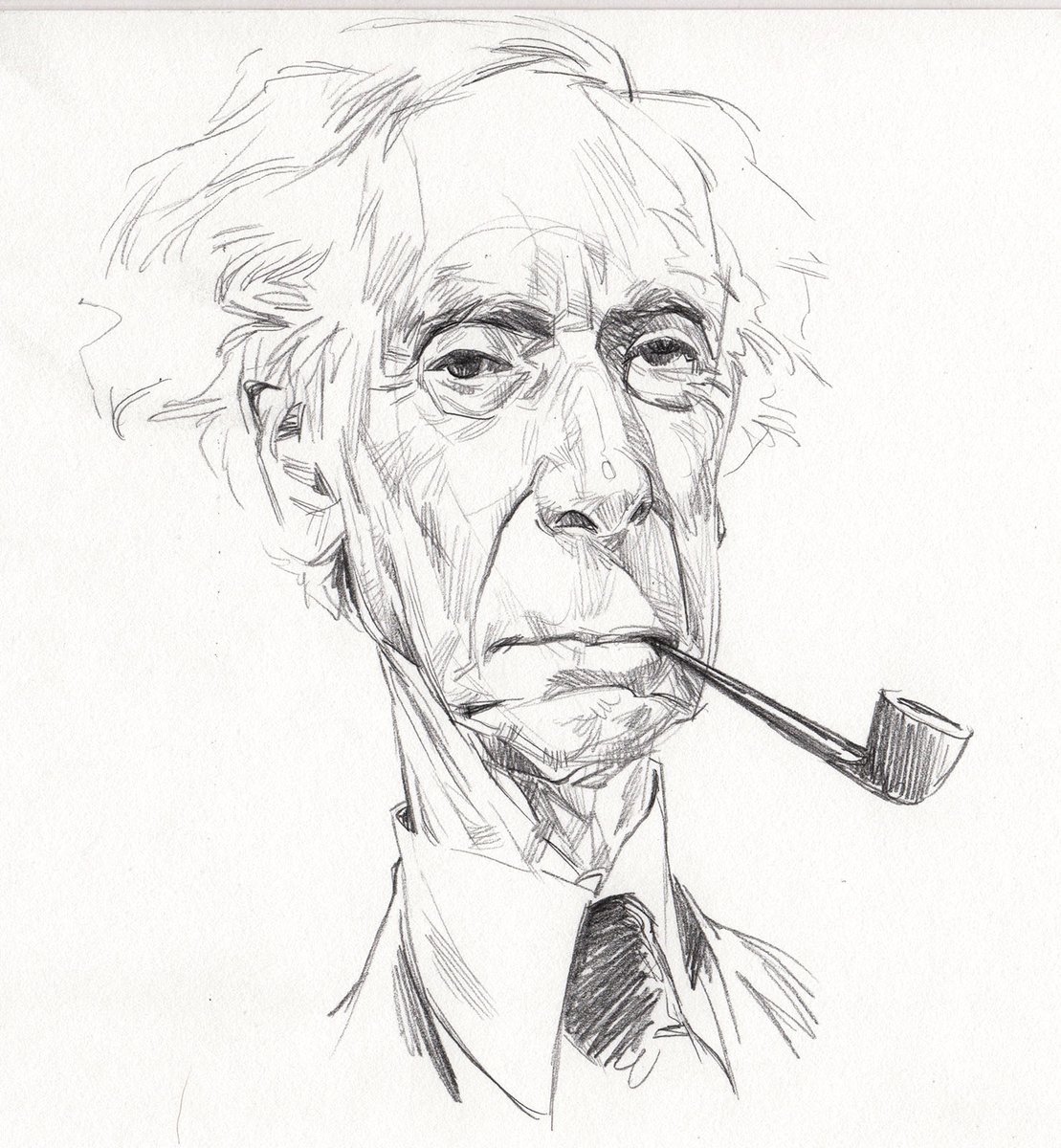 davemalanart's tweet photo. #BertrandRussell https://t.co/o3oVGvgAhS