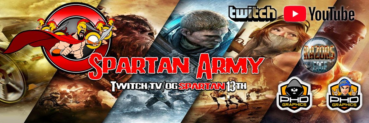 ogspartan13's tweet photo. What is up my peeps it’s yo boii @ogspartan13 and I want to extend an invite to all those #AmazingStreamers /#contentcreators and #IndieGameDev to come on down and #JointheSpartanArmy /The key to growth is support and that’s what we do down in the #SpartanArmy #SpartanArmySupport https://t.co/0KIb3QFxl2