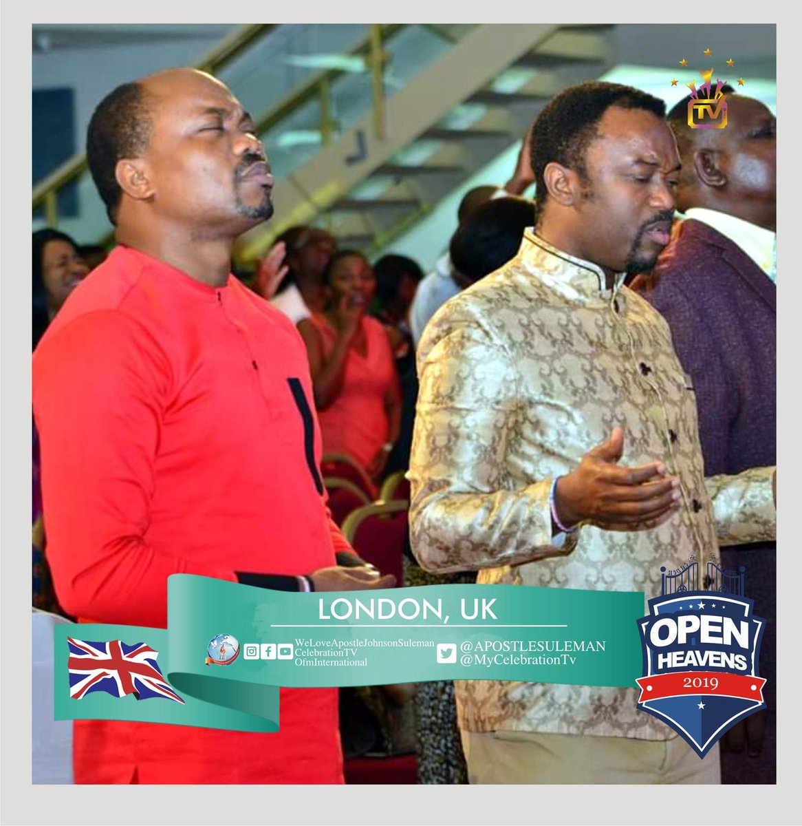 ofmhamburg's tweet photo. OPEN HEAVENS 2019 - LONDON, UK WITH APOSTLE JOHNSON SULEMAN

**Ascribe to the LORD the glory due his name; worship the LORD in the splendor of holiness (Psalms 29:2)

#FromAuchiToTheWorld
#OpenHeavens2019
#JesusIsInTown
#London_UK
#Day1Morning1stSession
#30thJuly2019. https://t.co/x5opDf6KIc