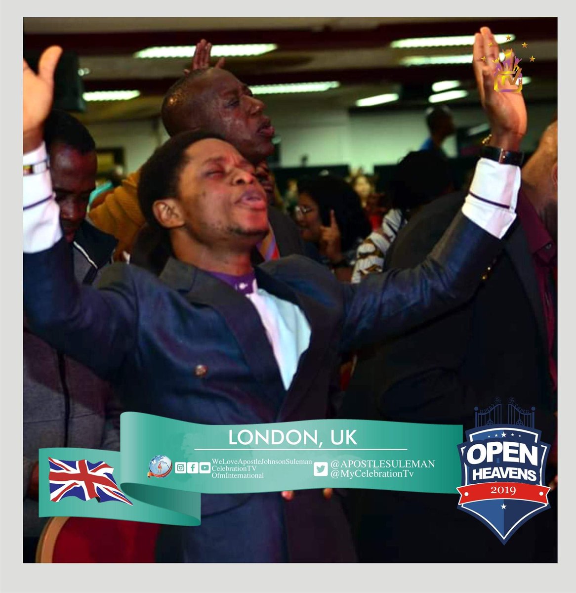ofmhamburg's tweet photo. OPEN HEAVENS 2019 - LONDON, UK WITH APOSTLE JOHNSON SULEMAN

**Ascribe to the LORD the glory due his name; worship the LORD in the splendor of holiness (Psalms 29:2)

#FromAuchiToTheWorld
#OpenHeavens2019
#JesusIsInTown
#London_UK
#Day1Morning1stSession
#30thJuly2019. https://t.co/x5opDf6KIc