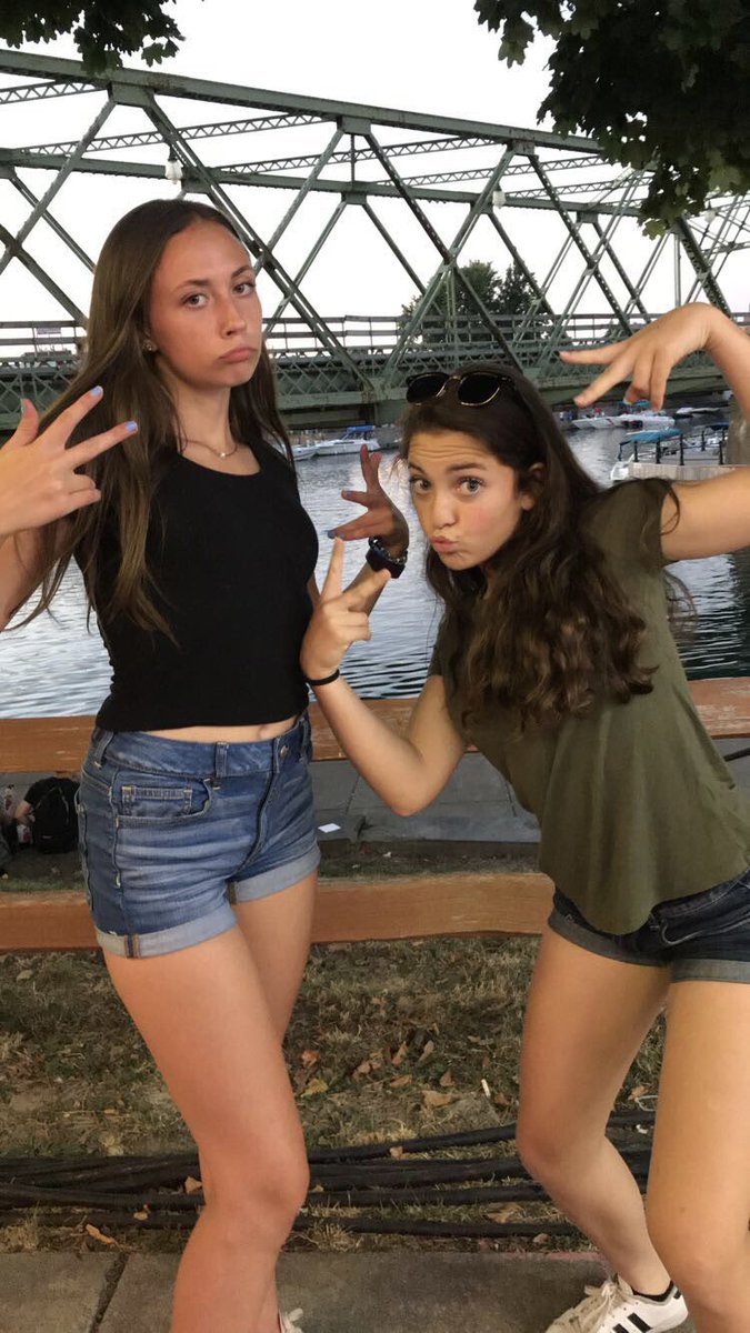 macey_gioeli's tweet photo. happy birthday to my bubbas💕 i hope you have an amazing 17th birthday!! i love you more than anything💕 #itsascarf @maddiefleming91 https://t.co/XsSlPpPF51