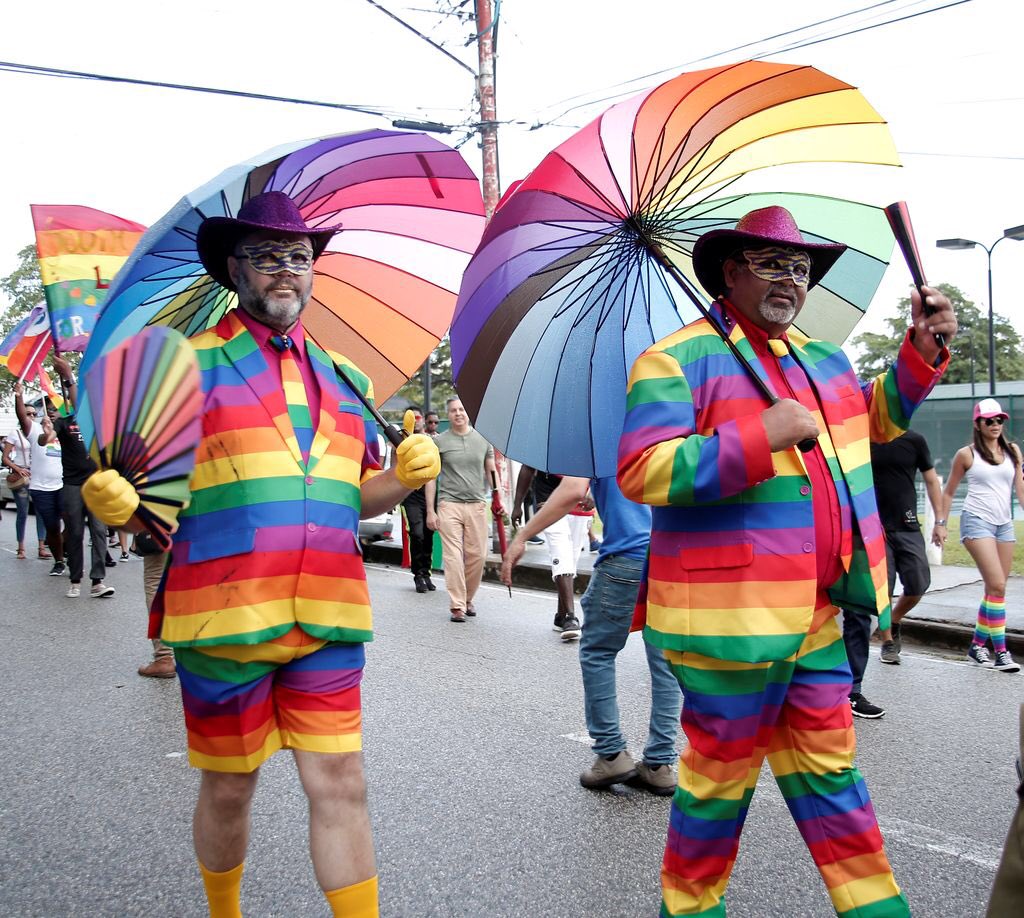 CaribEquality's tweet photo. From #WorldPride2019 in #NYC to #PrideTT! 🏳️🌈🇹🇹 Our #NYCPride rainbow flag made it’s way to @pridetrinbago’s 2nd Annual #Pride Parade in #TrinidadandTobago. #LivePridefully
Here are some powerful images from #PrideTT19!
📸 Gabrielle M. Punch @GuardianTT
#EquAll #Pride868 #LGBTQ https://t.co/TyzcK39v2w