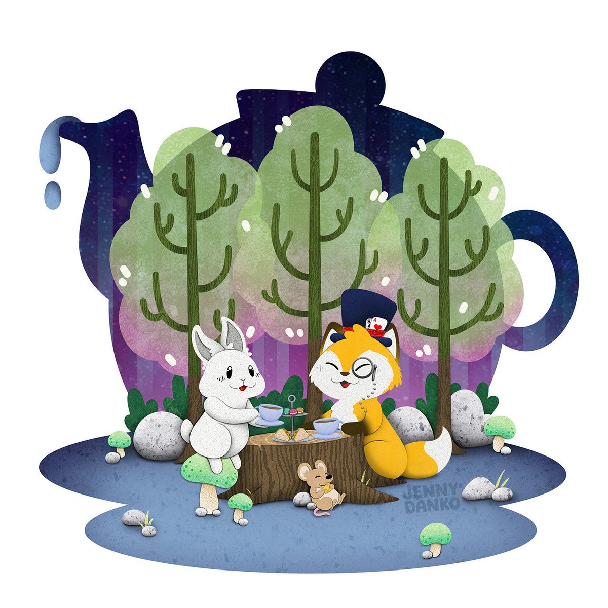 Welcome to tea time!
This was some what inspired by Alice in Wonderland.