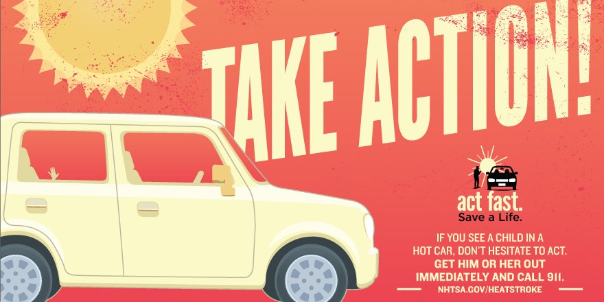 Don’t mind your own business. Don’t turn the other way. Don’t keep your mouth shut. And don’t assume someone will be “right back.” Always take action if you see a child alone in a vehicle. #HeatstrokeKills #CheckForBaby