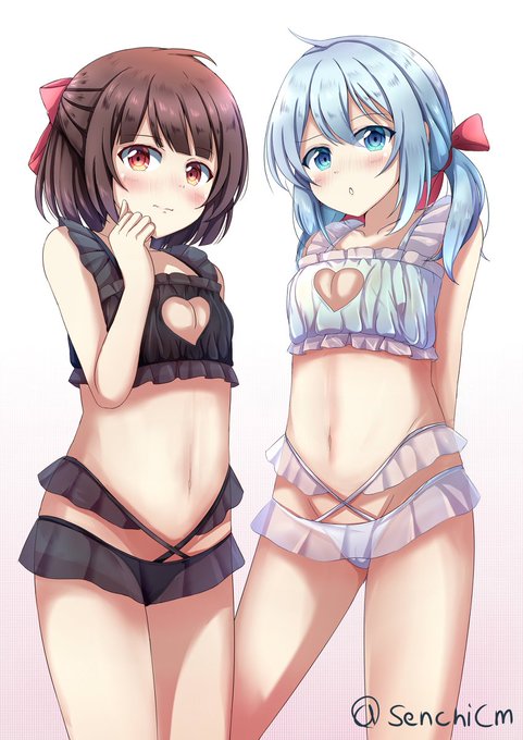 [OC] アセリア &amp; リーラ #OriginalCharacter #OC #original #ツインテ #ランジェリー #ロリ #少女 https://t.co/hH5NlqVcta 