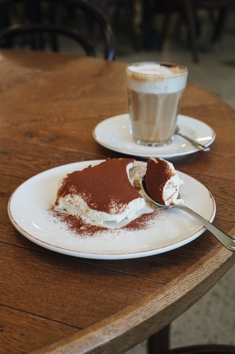 CaffeCinquanta's tweet photo. Best tiramisu this side of Italy, in our opinion. 😏 #tiramisu #caffecinquanta #dolci https://t.co/9aVAEAzPqs