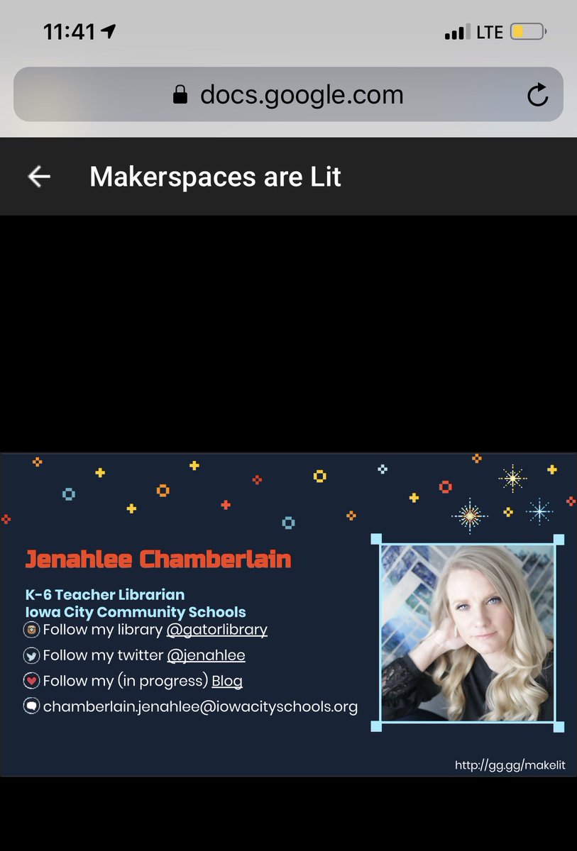 SarahStaudt's tweet photo. Always a joy to listen to @jenahlee present &amp; share her amazing ideas &amp; work! #CRAEA #makerMeetup2019 https://t.co/Kr0twgmbHF