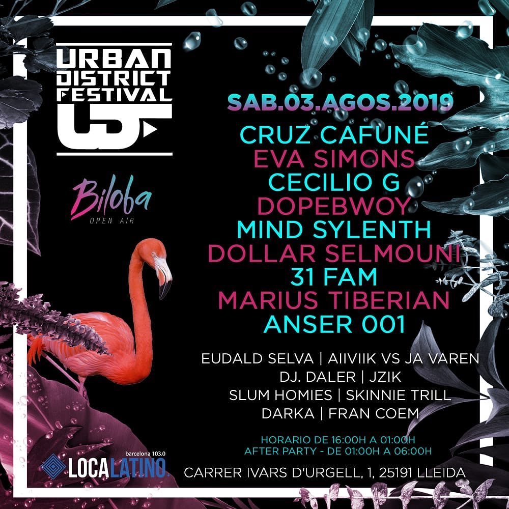 PostureigLleida's tweet photo. Aquest dissabte 3 d'agost a partir de les 16:00 al #BilobaLleida @BonoboGroup, Urban District Festival @fest_district! Festival Internacional Underground per primer cop a #Lleida! Han volgut col·laborar amb #PostuXapes per la lluita contra el càncer, solidaritat i bona música!!! https://t.co/f7acxOpBlZ
