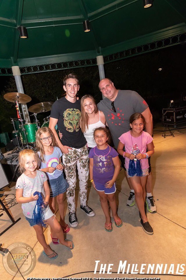 BandMillennials's tweet photo. CAROL STREAM!! You guys rock! @JPMPhotoYDC @MPH501 @mHeNeHaN34 @LindsayKmusic @J_Tatooles https://t.co/Lhf9sT346b