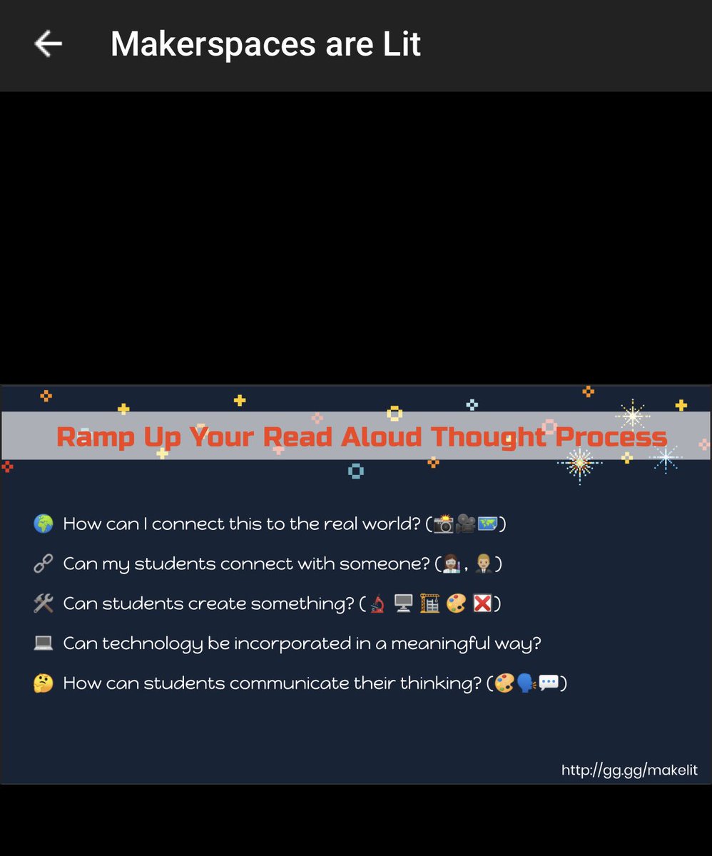 SarahStaudt's tweet photo. LOVE how @jenahlee took recent learning (from @tonyvincent emoji presentation from #iraiasl conference just held recently in June) to use in her new presentation! #CRAEA #MakerMeetup2019 https://t.co/hXaoxUWBzw