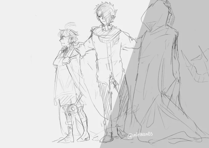 The roles have switched..

#ThePromisedNeverland #fanart #tpn_fanart #約束のネバーランド #약속의_네버랜드 
#ThePromisedNeverland 
#RayEmma #レイエマ #エマ #レイ #yakosukononebarando 