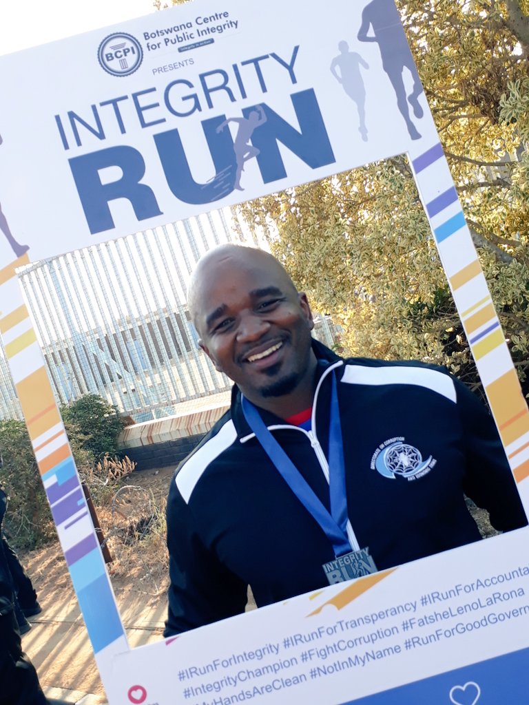 BW_Integrity's tweet photo. #Chooseday We choose all our #IntegrityRun2019 runners & sponsors! They took a step in standing up for against corruption, running for #Integrity #Accountability #Transparency #IndependentInstitutions therefore becoming #IntegrityChampions! https://t.co/IZi14CJ0Or