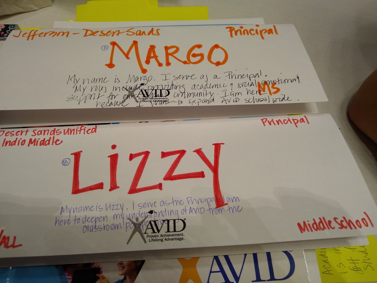 TJMS_Principal's tweet photo. Great collaboration #AVID2 San Diego Summer Institute.@IMSTigersPride @dsusdAVID https://t.co/2mPq5F6ISP